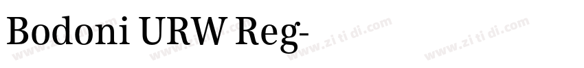 Bodoni URW Reg字体转换 Bodoni URW Reg字体转换